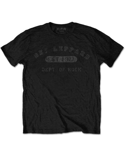 Def Leppard - Collegiate Logo (Black) (tričko) obrázok 1