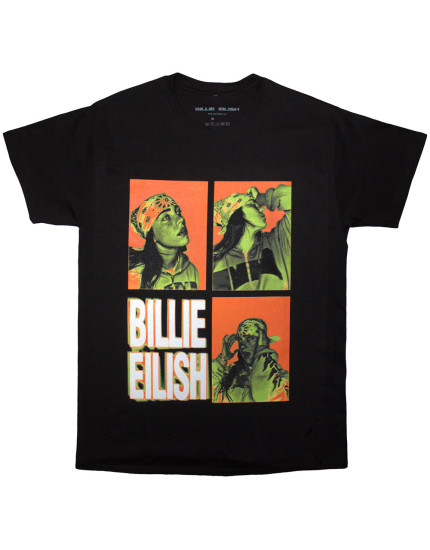 Billie Eilish - 3 Photo Logo (tričko) obrázok 1