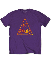 Def Leppard - Classic Triangle Logo (Purple) (tričko)