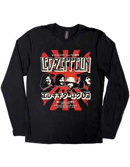 Led Zeppelin - Japanese Burst (Black) (Long Sleeve) obrázok 1