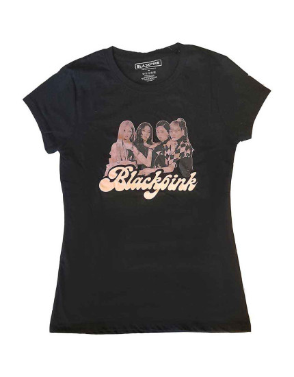 BlackPink - Photo (Black) (dámske tričko) obrázok 1