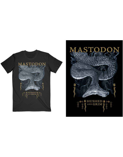 Mastodon - Hushed Snake (Black) (tričko) obrázok 1