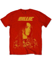 Billie Eilish - Racer Logo Jumbo (Red) (tričko)