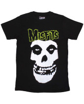 Misfits - Skull & Logo (Black) (tričko)