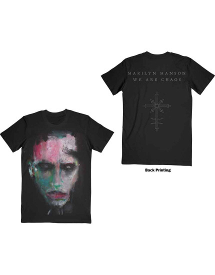 Marilyn Manson - We Are Chaos (Back Print) (tričko) obrázok 1