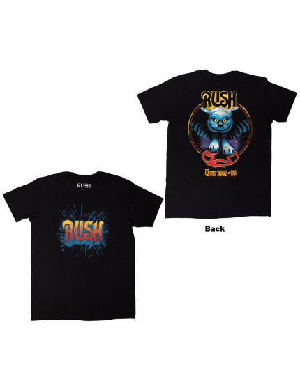 Rush - Tour 74-75 (Back Print) (tričko) obrázok 1
