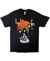 Led Zeppelin - Orange Circle (Black) (tričko)