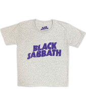 Black Sabbath - Wavy Logo (Heather Grey) (detské tričko)