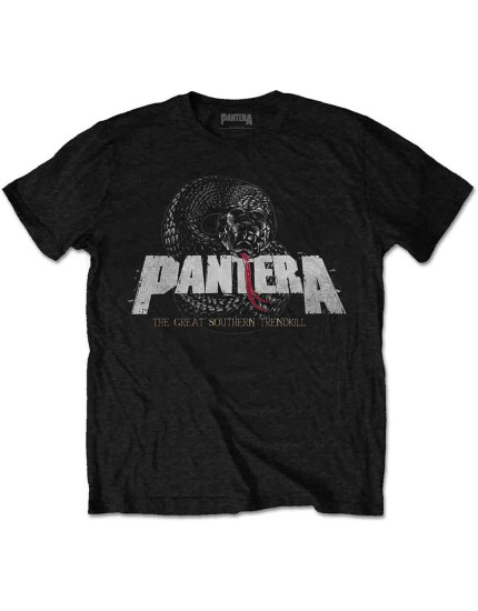 Pantera - Snake Logo (Black) (tričko) obrázok 1