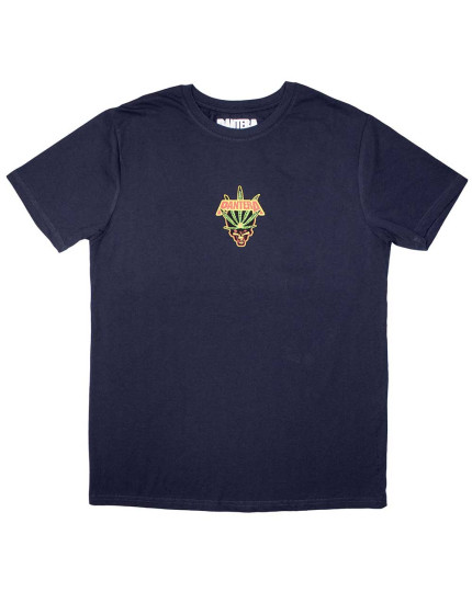 Pantera - Mini Leaf Skull (Navy Blue) (tričko) obrázok 1