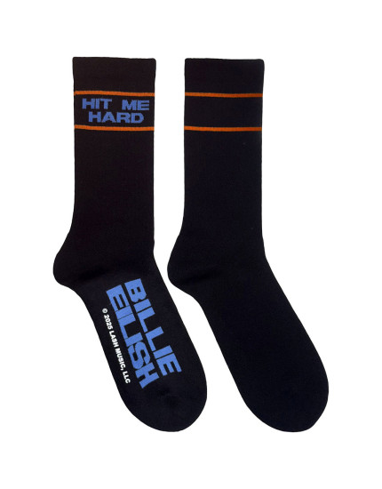 Billie Eilish - Hit Me Hard and Soft (Black) (EU 40-45) (ponožky) obrázok 1