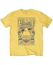 Pink Floyd - Carnegie Hall Poster (Yellow) (tričko)
