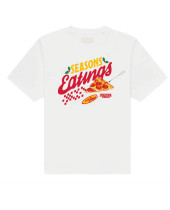 Stranger Things - Season Of Eating Pizza (White) (tričko)
