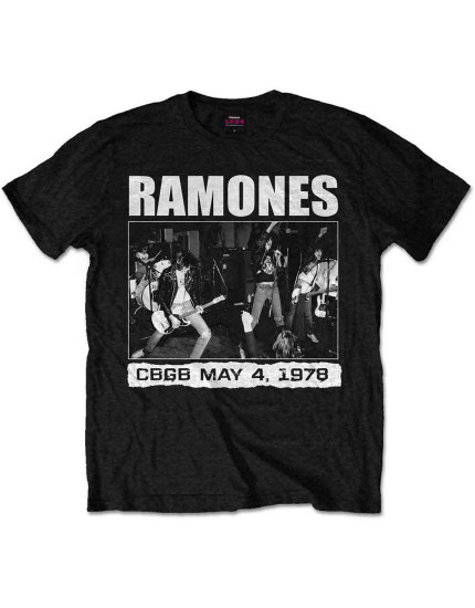 Ramones - CBGB 1978 (Black) (tričko) obrázok 1