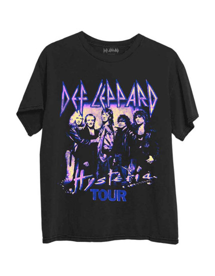 Def Leppard - Hysteria Tour (Black) (tričko) obrázok 1