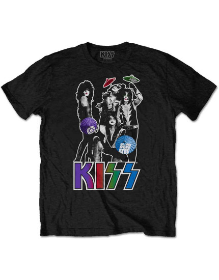 KISS - Umbrellas (Black) (tričko) obrázok 1