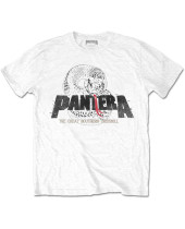 Pantera - Snake Logo (White) (tričko)