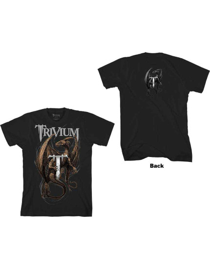 Trivium - Perched Dragon (Back Print) (tričko) obrázok 1