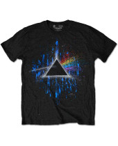 Pink Floyd - Dark Side of the Moon Blue Splatter (Black) (tričko)