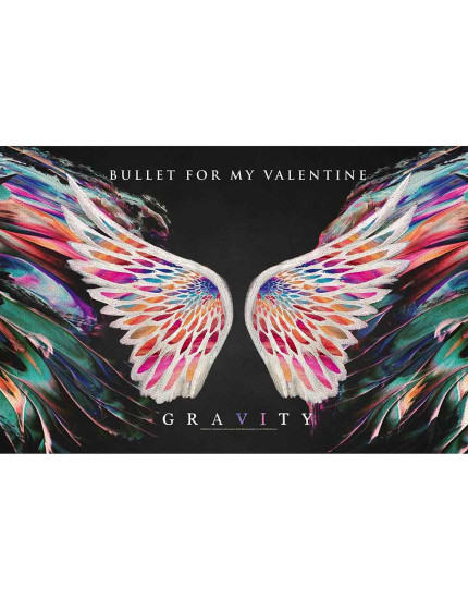Bullet For My Valentine - Gravity (vlajka) obrázok 1