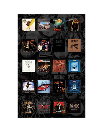 AC/DC - Albums (vlajka) obrázok 1