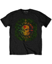 Cypress Hill - South Gate Logo and Leaves (Black) (tričko)