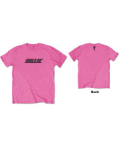 Billie Eilish - Racer Logo and Blohsh (Pink) (Back Print) (detské tričko)