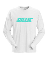 Billie Eilish - Racer Logo (White) (Long Sleeve)