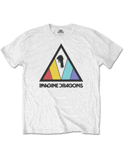 Imagine Dragons - Triangle Logo (White) (detské tričko) obrázok 1