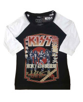 KISS - Destroyer Tour '78 (Black and White) (dámske tričko)