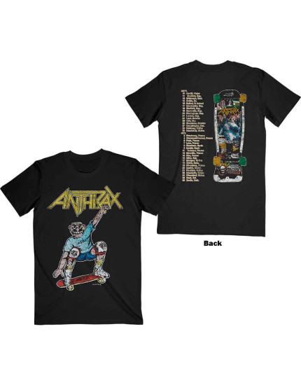 Anthrax - Spreading Skater Notman Vintage (Back Print) (tričko) obrázok 1