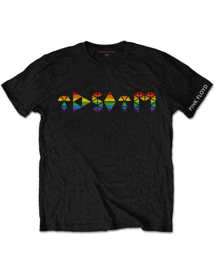 Pink Floyd - Dark Side Prism Initials (Black) (tričko) obrázok 1