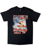 Led Zeppelin - Stars and Stripes USA 77 (Black) (tričko)