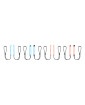 Joy-Con 2 Strap Pair Light Blue / Light Red obrázok 2