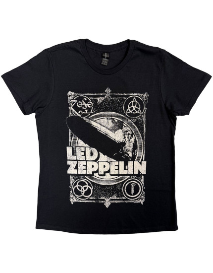 Led Zeppelin - Vintage Print LZ1 (Black) (dámske tričko) obrázok 1