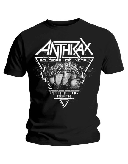 Anthrax - Soldier of Metal FTD (Black) (tričko) obrázok 1