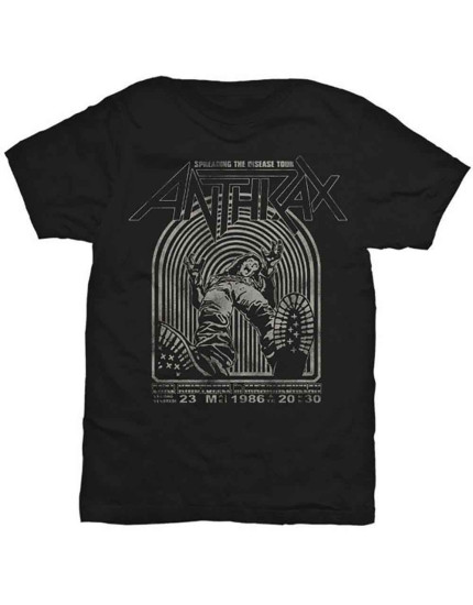 Anthrax - Spreading the Disease (Black) (tričko) obrázok 1