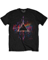 Pink Floyd - Dark Side of the Moon Pink Splatter (Black) (tričko)