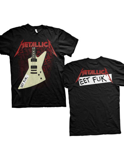 Metallica - Eet Fuk (Black) (Back Print) (tričko) obrázok 1