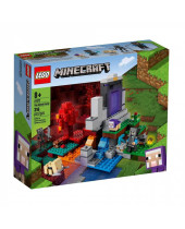 LEGO Minecraft Zničený portál