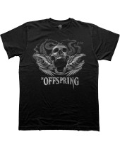 Offspring - Feathered Winged Skull (Black) (tričko)