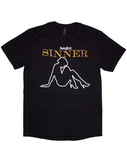 Judas Priest - Sin After Sin Sinner Slogan Lady (Black) (tričko) obrázok 1