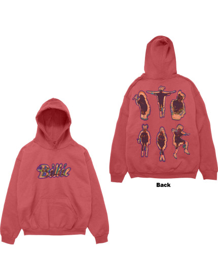 Billie Eilish - Silhouettes (Red) (Back Print) (mikina) obrázok 1