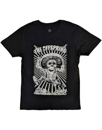 Offspring - Jumping Skeleton (Black) (tričko) obrázok 1