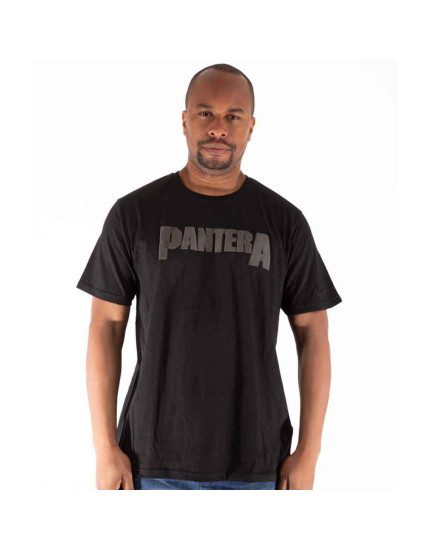 Pantera - Leaf Skull (Black) (Hi-Build) (tričko) obrázok 1