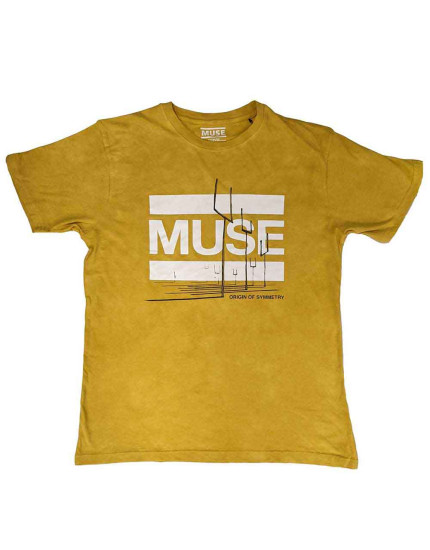 Muse - Origin of Symmetry (Orange Yellow) (Wash Collection) (tričko) obrázok 1