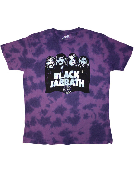 Black Sabbath - Band and Logo (Purple) (detské tričko) obrázok 1