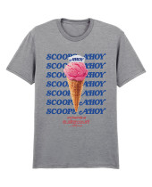 Stranger Things - Scoop Ahoy Ice Cream (Grey) (tričko)