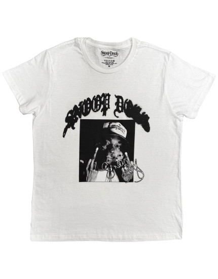 Snoop Dogg - Middle Finger (White) (tričko) obrázok 1