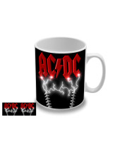 AC/DC Logo Lightning hrnček